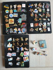 Lot + de 85 pin's théme sports divers, tour de france football Jo Paris Dakar ..
