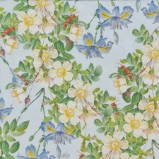 TWO Individual Napkins Flowers