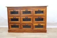 GRAINETIER 9 TIROIRS CHATAIGNIER 1960 FRANCE