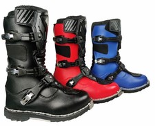 Bottes Bottines pour Mini Moto Cross Quad De Bébé Enfant Hors Route Enduro Cross