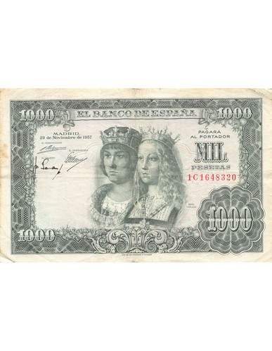 Espagne 1000 pesetas 1957 - 1957,