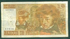 10 FRANCS BERLIOZ  6 / 3 /