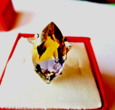 Bague précieuse amétrine - bague, en