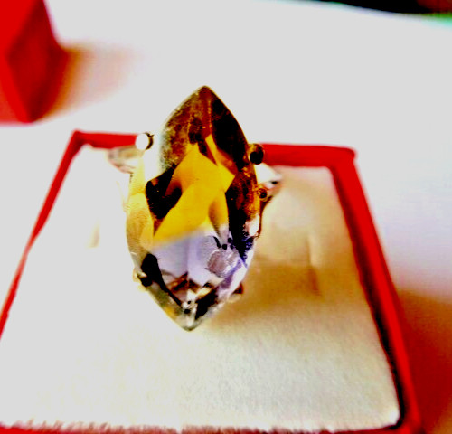 Bague précieuse amétrine - précieuse,