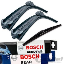 BOSCH AEROTWIN ESSUIE-GLACE AVANT + ARRIÈRE Compatible Avec PEUGEOT 206 SW COMBI
