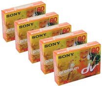 Lot 5 Cassette Sony Premium pour caméscope Mini DV (Réf#B-203)