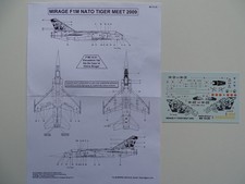 Berna decals 1/72  Mirage F-1 Spanish AF  Tiger Meet 2009