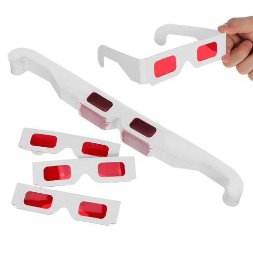 Pcs lunettes papier 3d - 50,