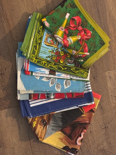 Torchons vintage calendrier - 10,