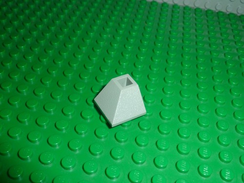 Lego oldgray slope brick 3676 - slope,