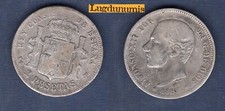 Espagne – 2 Pesetas 1883 TB