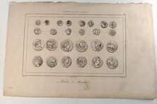 Planche numismatique ancienne