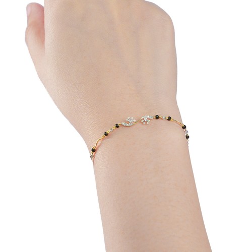 Karat mangalsutra bracelet - 18,