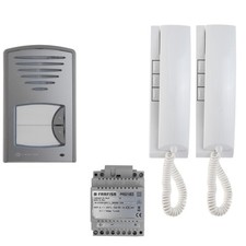 Trousse Interphone Bifamiliale Farfisa 2cksd + Nouveau Modèle 2025 - Type Urmet