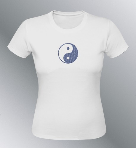 Tee shirt ying yang femme - tee,
