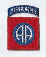 WWII - 82nd AIRBORNE DIVISION "Tab Détaché" (Original patch) # 4