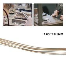 1.64ft Argent Baguettes de Soudage Doré Soudure Câble Barres for Bijouterie