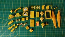 Lot Lego en vrac couleur jaune
