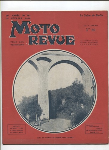 Moto revue 781 25 fevrier - moto, ;