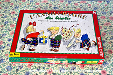 L’Anniversaire des triplés jeu de societe Fernand nathan vintage 1991 