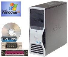 Ordinateur Dell T3500 RS-232 Lpt Graveur De DVD Pour Cad Windows XP 3D Graphique