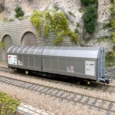 Wagon à parois coulissantes, Hbbillns "AAE", SBB Cargo, Ep V - ROCO 77488 - HO 1