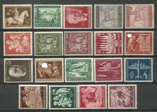 Timbres allemagne 1943 - timbres, 1943-44