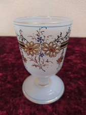 Rare verre en opaline de cristal décor Desvignes, XIXème siècle