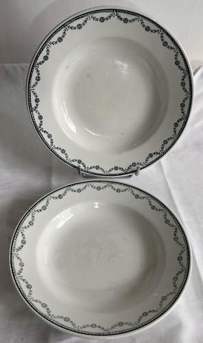 Assiettes creuses faience - en,