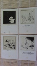 SWARTE 4 CARTES POSTALES RAW