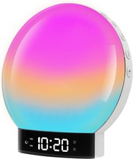 Wake vers le Haut Lumière, Réveil Enfants Avec Enceinte Bluetooth 11 Bruit Blanc