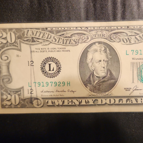 1985 federal reserve note - 1985,