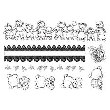 8 TAMPONS TRANSPARENTS OURSONS