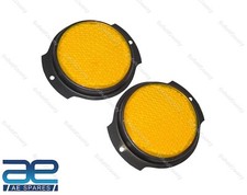 Pour Willys M38 M151A1 M35 M37 Jeeps Truck Paire Jaune Réflecteur Noir Lunette