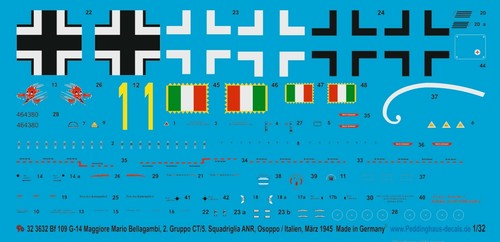 Peddinghaus decals 3632 - peddinghaus-decals, 1/32