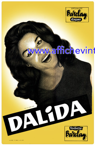 Affiche poster dalida - poster,