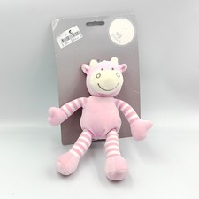 Doudou vache rose rayé SOFT
