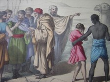 Lithographie biblique Litho