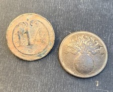 Ancien Bouton MILITAIRE UNIFORME NAPOLEON BONAPARTE ARMÉE EMPIRE