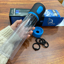 Pompe Électrique Avec 6 Anneaux Pénis Vacuum Hommes Adulte Sex Toys Éjaculation
