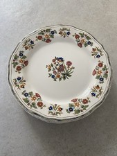 Assiette plate en faïence de