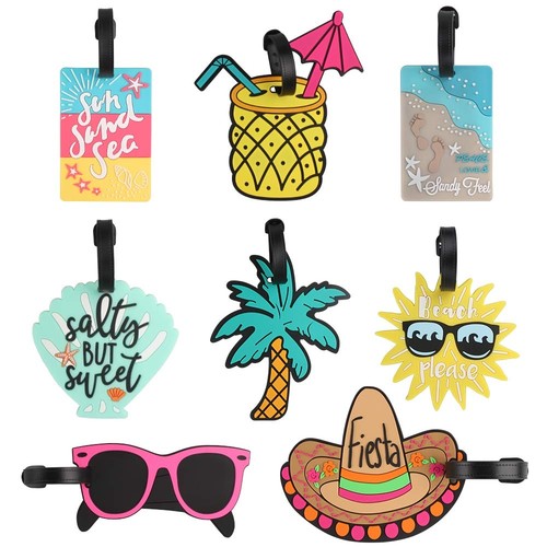 8pcs étiquette valise - Étiquette,