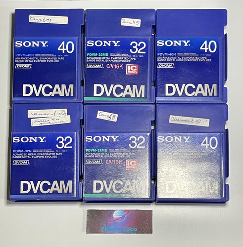 Lot cassettes dvcam vidéo - lot,
