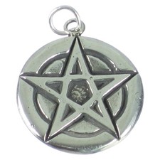 Pentacle Pendentif en argent