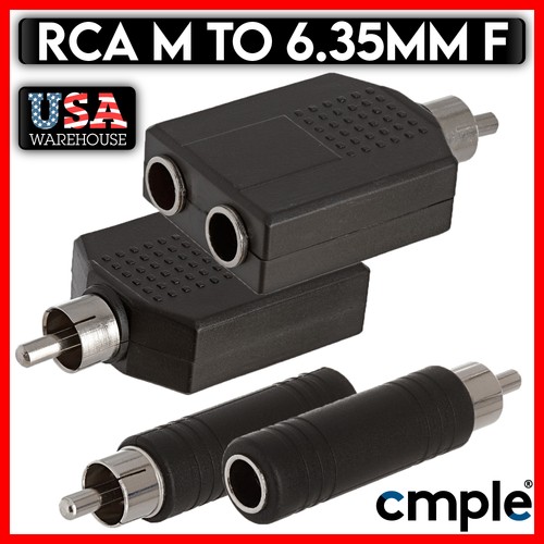 35mm female rca male - 6.35mm,