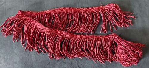 Passementerie couleur rouge