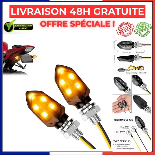Clignotants led moto - led, ambre