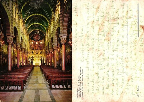 Carte postale écrite - carte, non