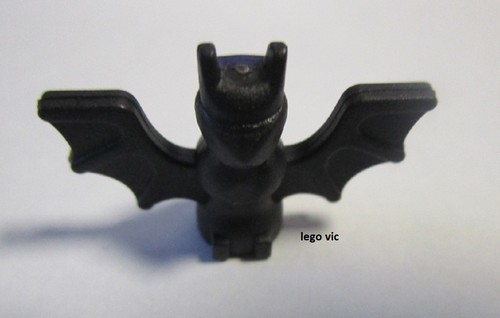 Lego 30103 bat mouse black - x4,