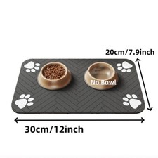 Napperon Imperméable Absorbant Chien Chat Tapis Gamelle Animal Domestique Eau
